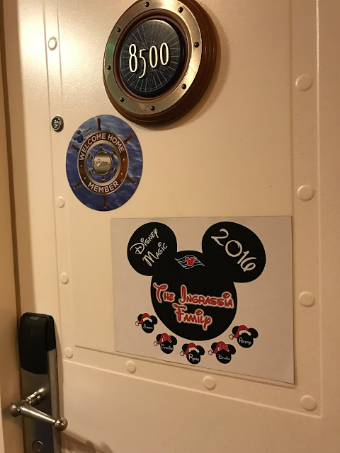 Disney Cruise Personalized Door